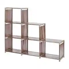 Коричневый стеллаж Paxwell Компакс 6Д