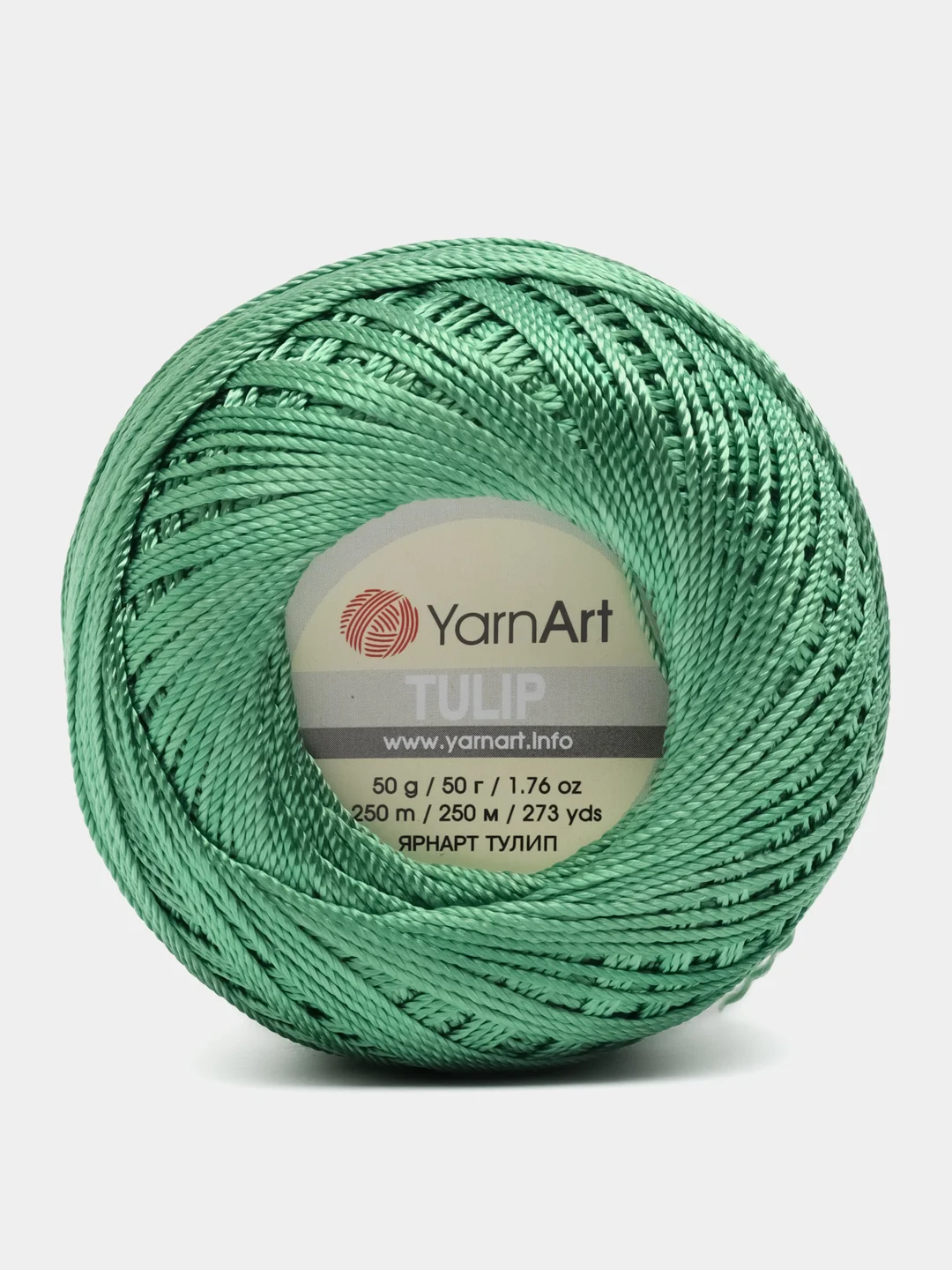 Зеленый пряжа YarnArt Tulip набор 6 штук