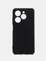 Черный чехол для Infinix Hot 40i (Инфиникс Хот 40 Ай), Silicone Case