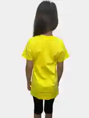 Желтый детские однотонные футболки