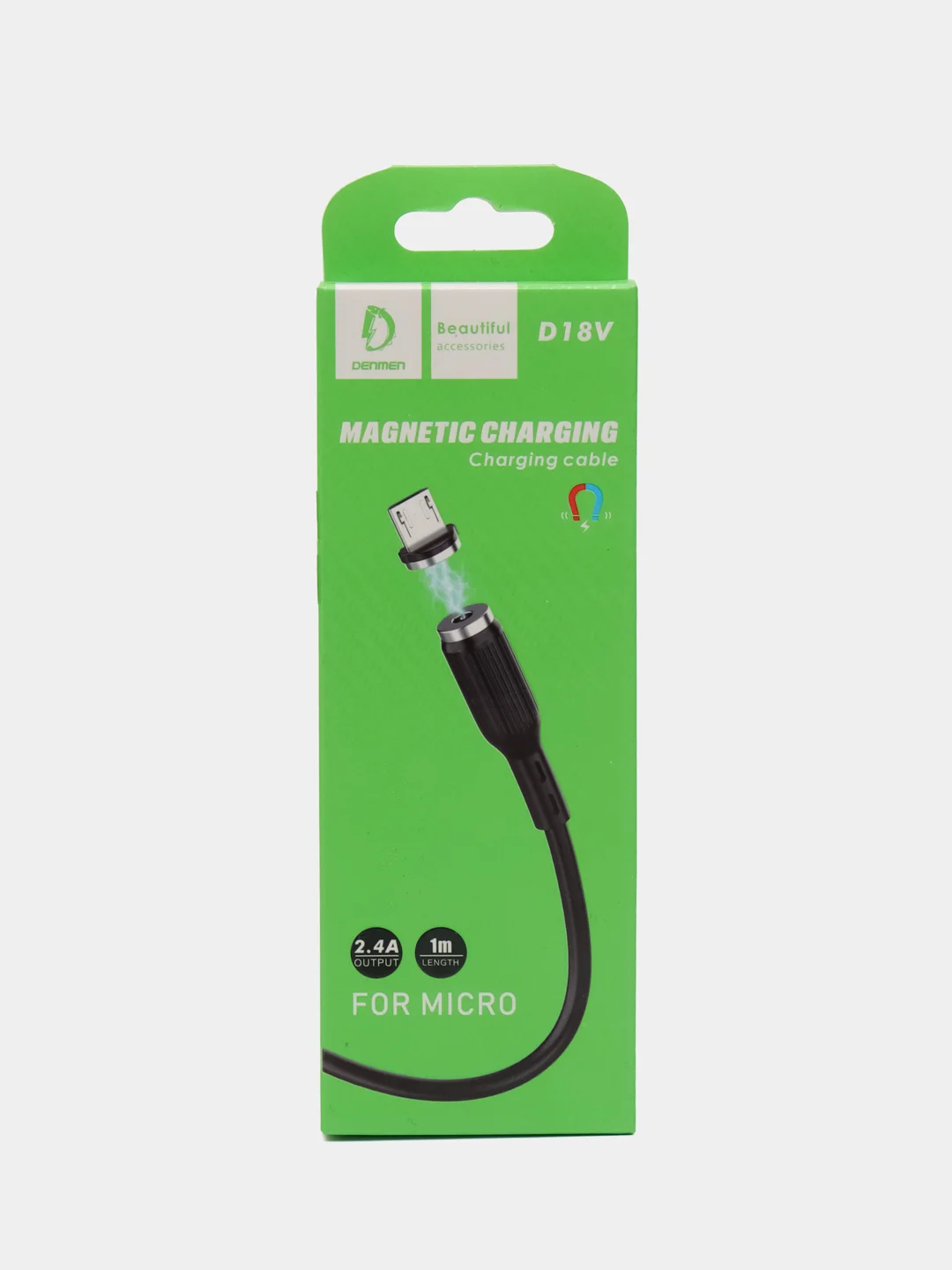Кабель зарядный магнитный Micro USB Type-C