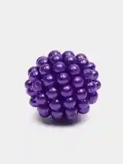 Фиолетовый бусины жемчужные фигурные 14мм Шамбала