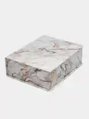Шкатулка для украшений большая, 250 x 200 х 80 мм. "Мрамор"