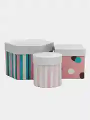 Набор фигурных подарочных  коробок 3 в 1 Cartonnage "Весёлое настроение"