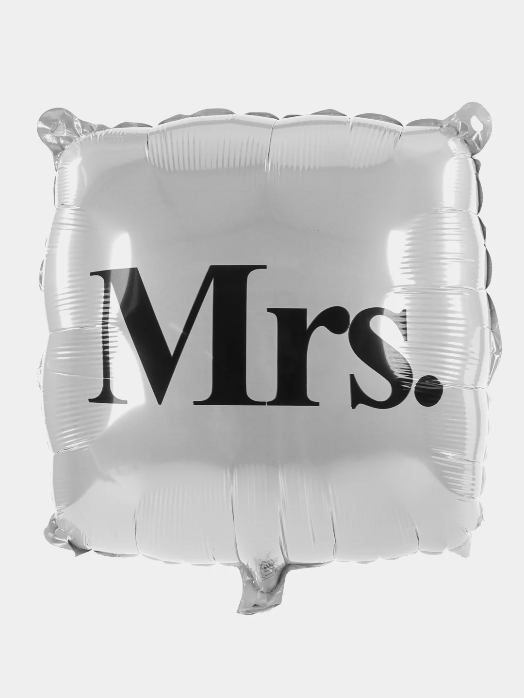 Хром фольгированный шар на свадьбу и девичник "Mr./&/Mrs.", 45см