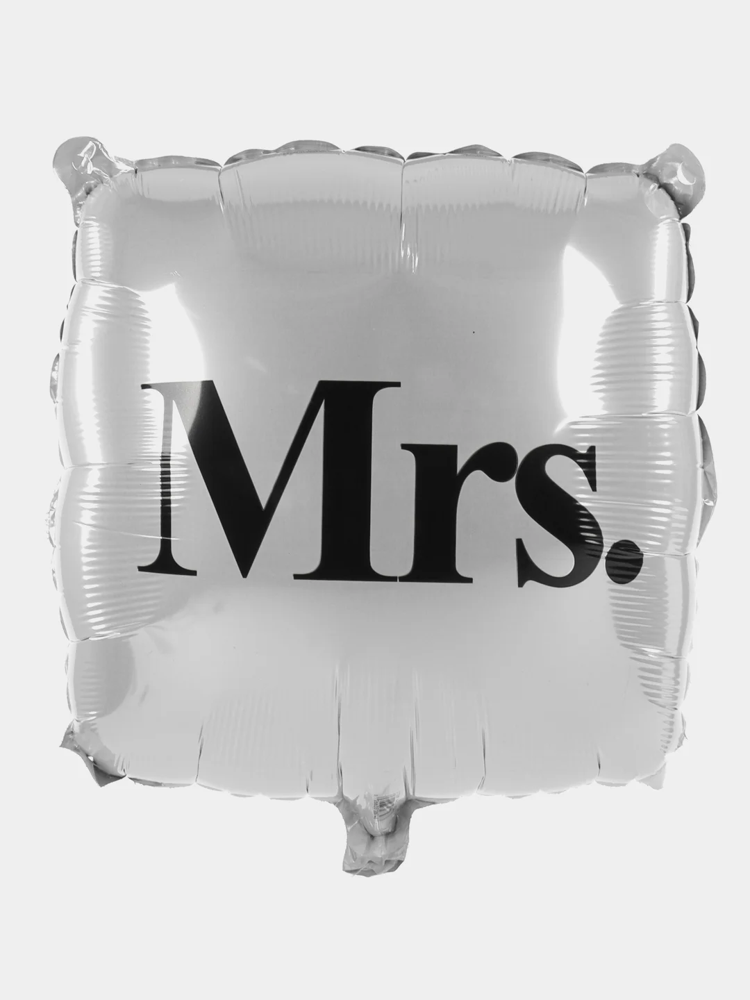 Хром фольгированный шар на свадьбу и девичник "Mr./&/Mrs.", 45см