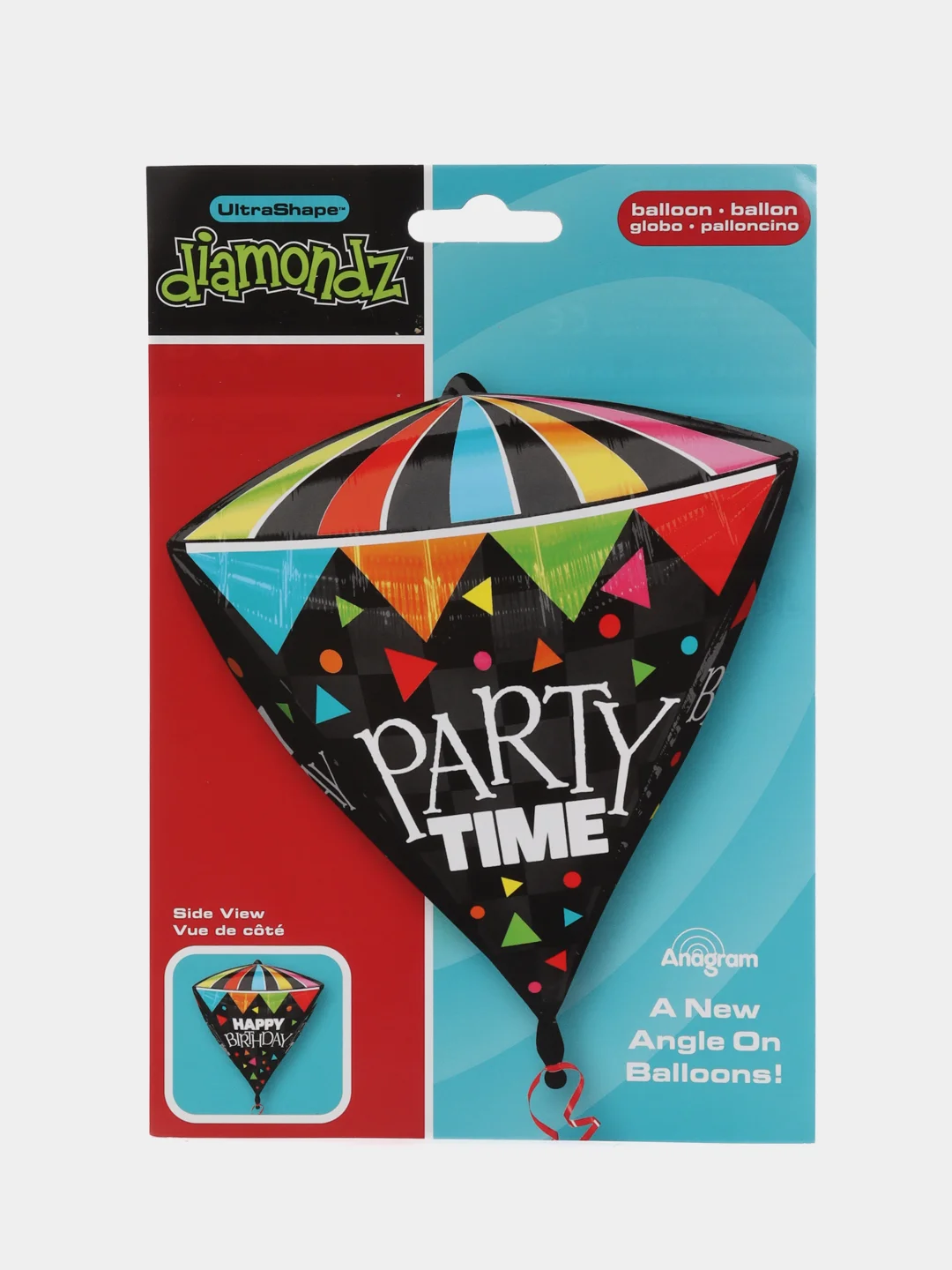 Шар фольгированный на день рождения 3D-сфера "Party", 38 см * 43 см