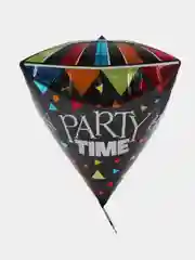 Шар фольгированный на день рождения 3D-сфера "Party", 38 см * 43 см