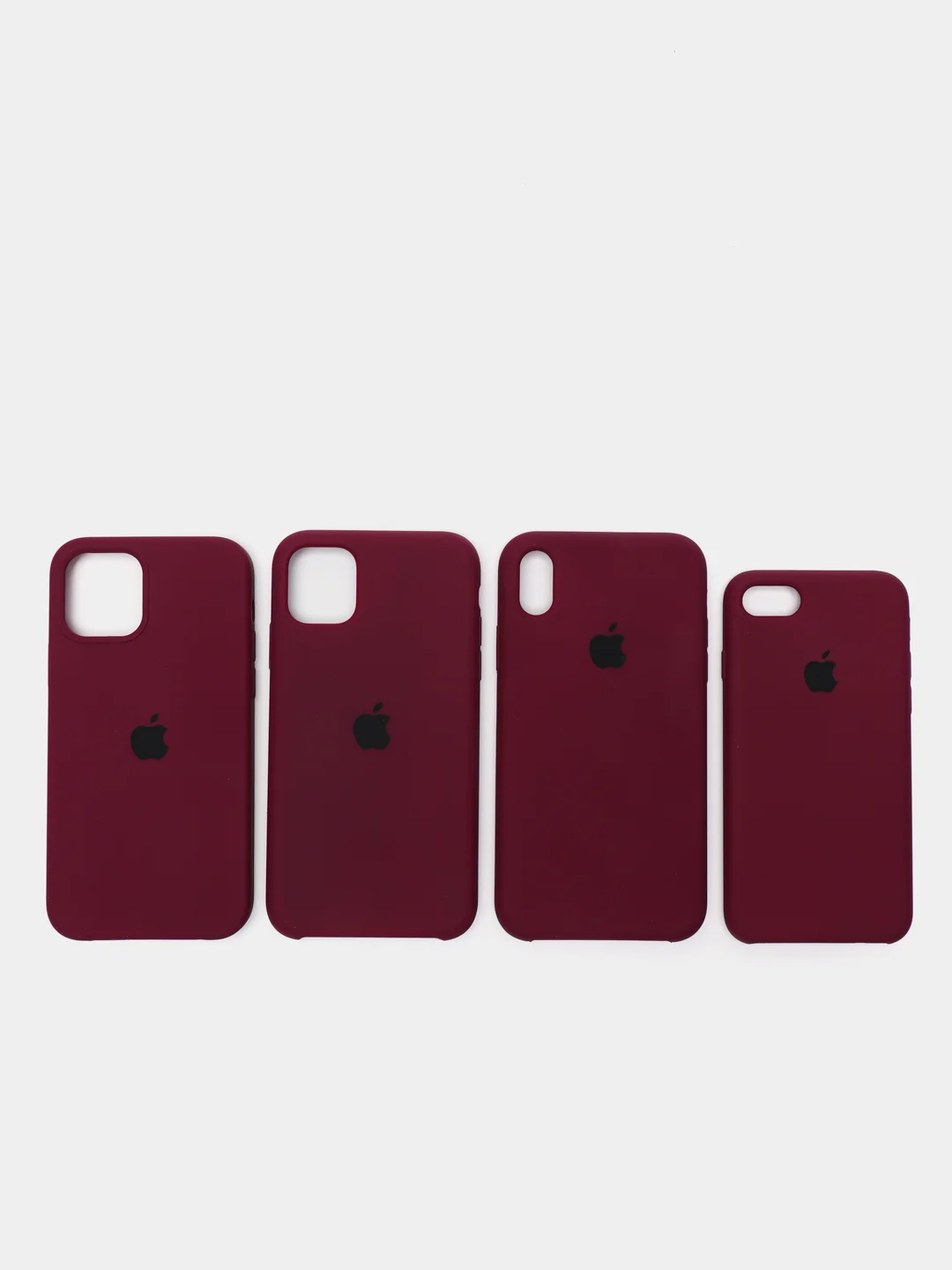 Багровый чехол на iPhone, Айфон 11, XR, XS, X, 8 Plus, 7 Plus, SE, 6S, Pro Max силиконовый