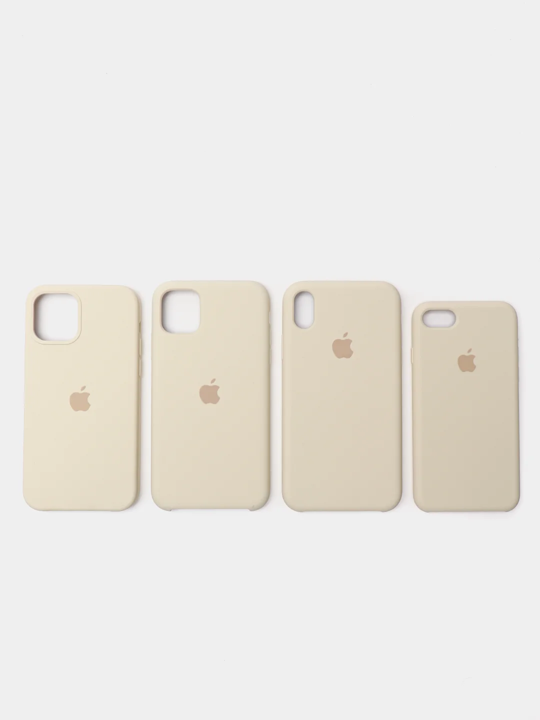 Бежевый чехол на iPhone, Айфон 11, XR, XS, X, 8 Plus, 7 Plus, SE, 6S, Pro Max силиконовый