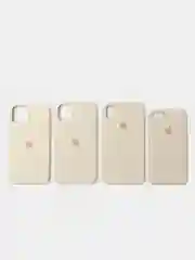 Бежевый чехол на iPhone, Айфон 11, XR, XS, X, 8 Plus, 7 Plus, SE, 6S, Pro Max силиконовый