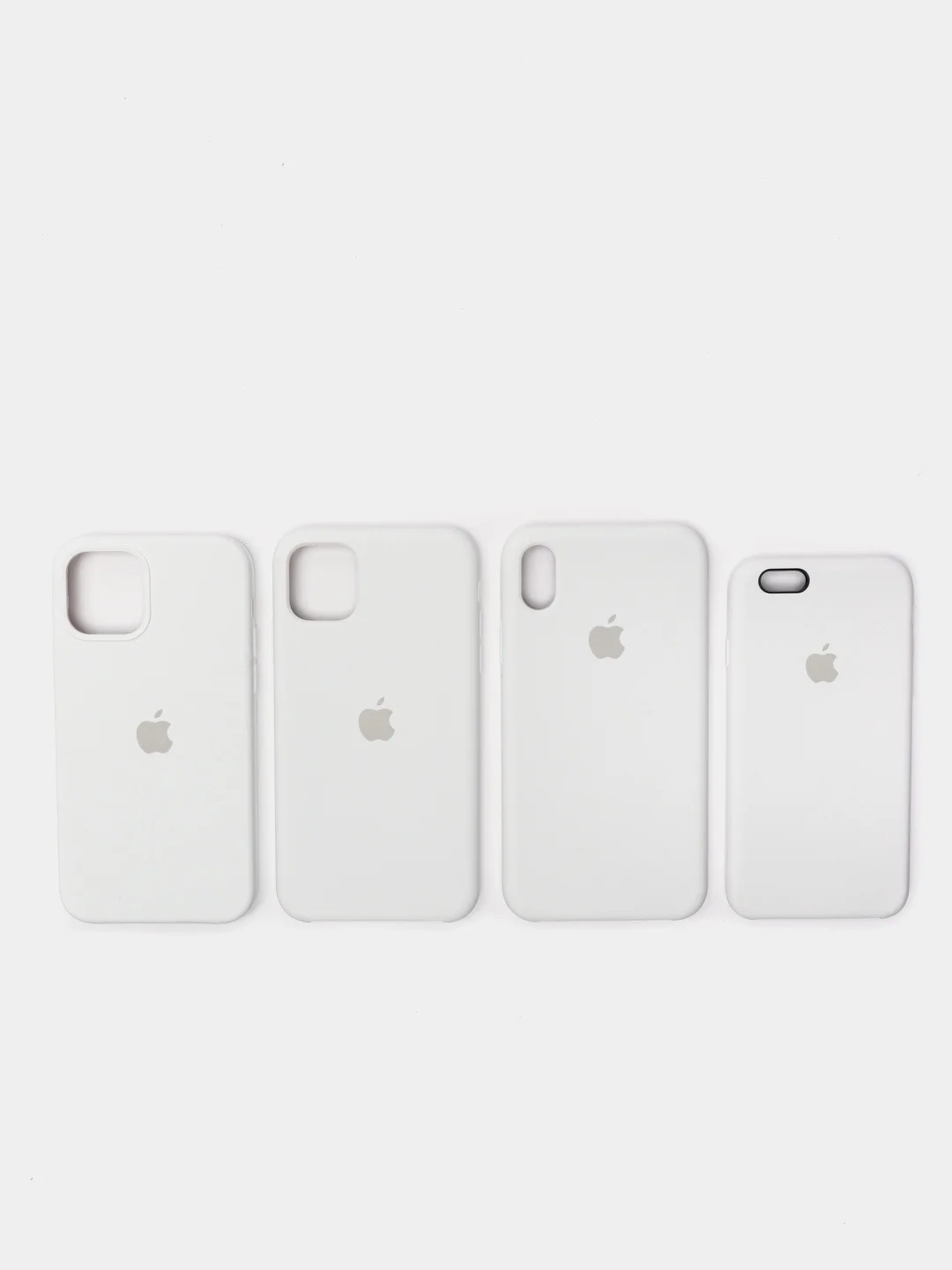 Белый чехол на iPhone, Айфон 11, XR, XS, X, 8 Plus, 7 Plus, SE, 6S, Pro Max силиконовый