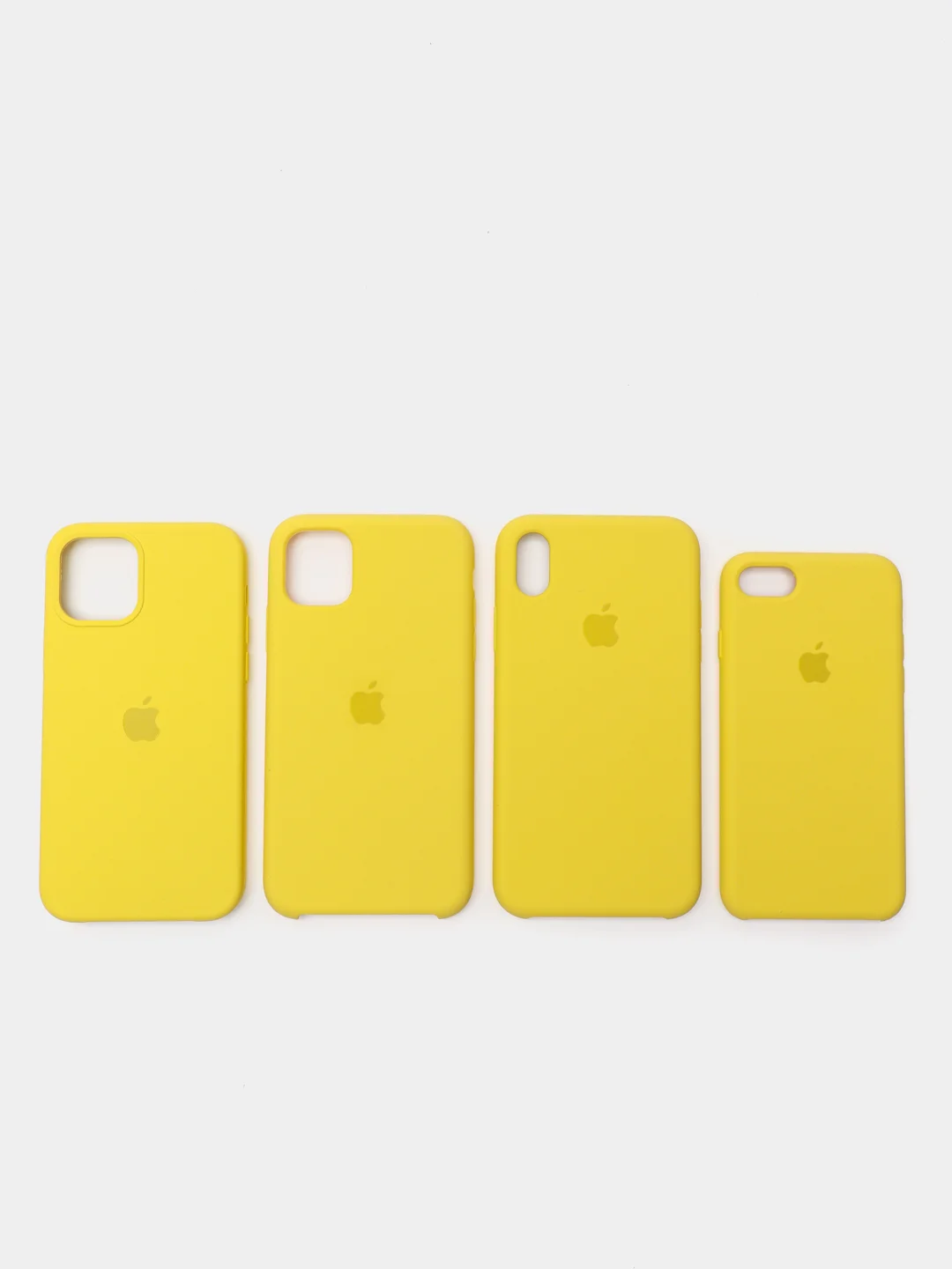 Желтый чехол на iPhone, Айфон 11, XR, XS, X, 8 Plus, 7 Plus, SE, 6S, Pro Max силиконовый