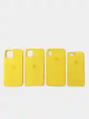 Желтый чехол на iPhone, Айфон 11, XR, XS, X, 8 Plus, 7 Plus, SE, 6S, Pro Max силиконовый