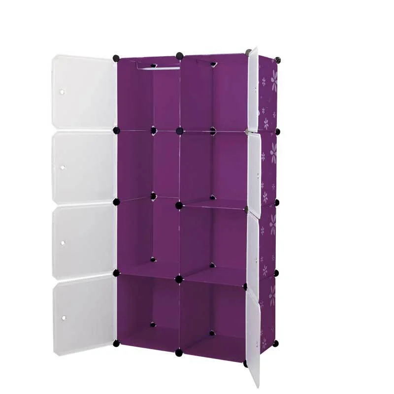 Розовый шкаф Paxwell 2х4