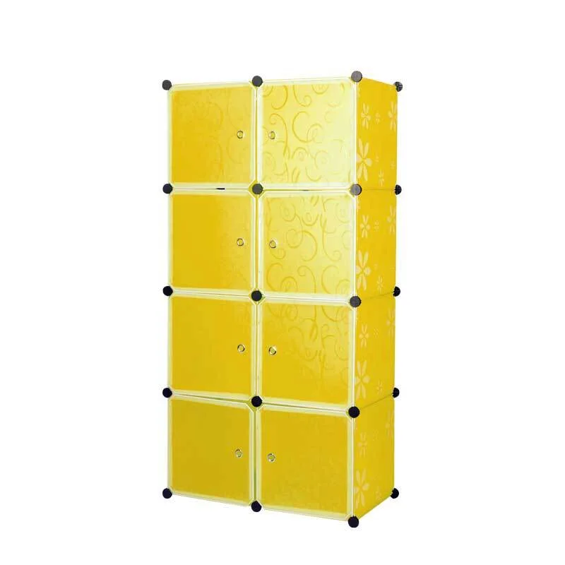 Желтый шкаф Paxwell 2х4
