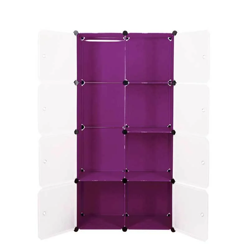 Розовый шкаф Paxwell 2х4