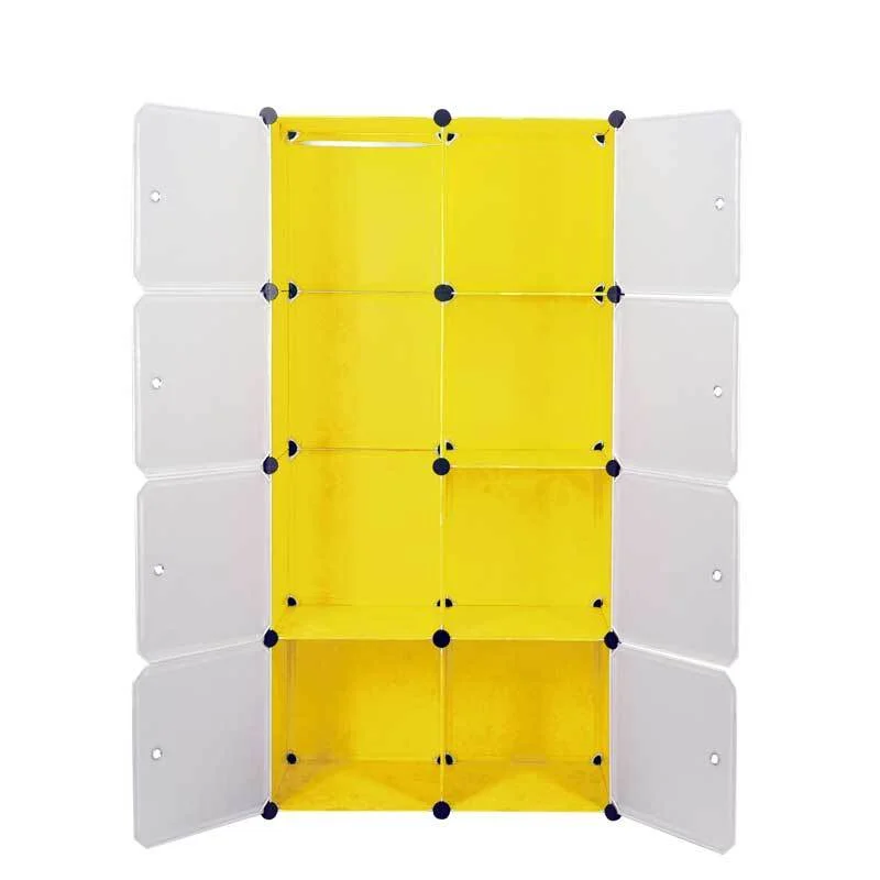 Желтый шкаф Paxwell 2х4