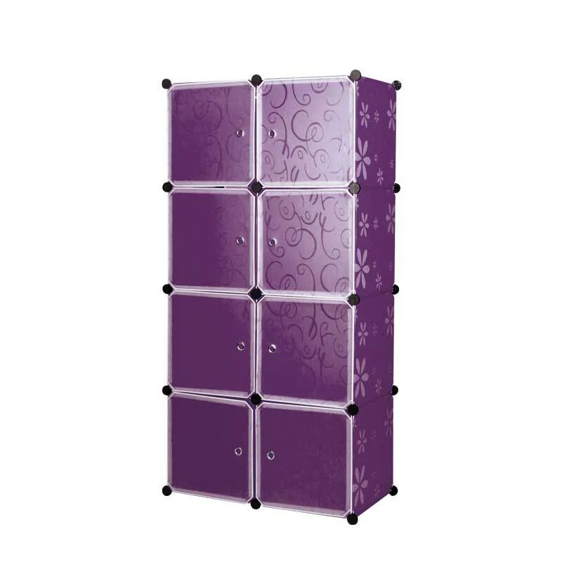 Фиолетовый шкаф Paxwell 2х4