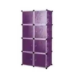 Фиолетовый шкаф Paxwell 2х4