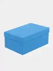 Набор прямоугольных подарочных коробок 10 в 1 "Радуга", голубой