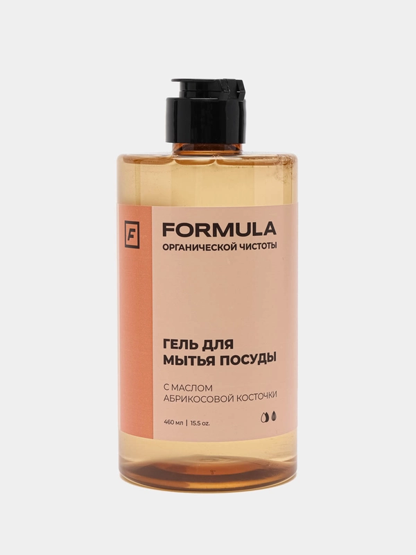 Гель для мытья посуды с абрикосовой косточкой  F FORMULA, 460ml