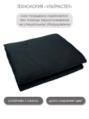 Покрывало "ND HOME", черный, 100% полиэстер 200*220 см