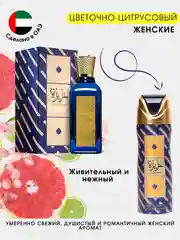 Фиолетовый дезодорант женский, парфюмированный с ароматами известных брендов, 200 мл