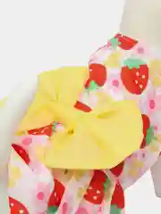Лимонный платье для собак и кошек "Лето", праздничный наряд для фотосессий животных