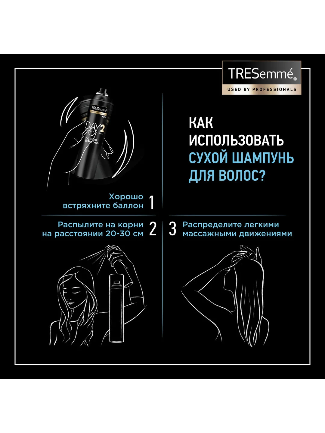 Сухой шампунь TRESemme очищающий, 250 мл