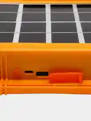 Прожектор светодиодный, солнечная панель Powerbank, USB + TYPE-C