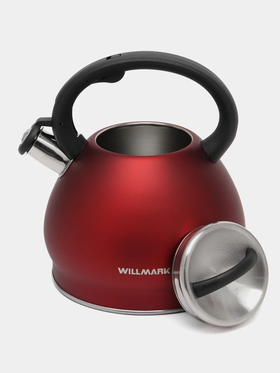 Красный чайник WILLMARK WTK-4221SS