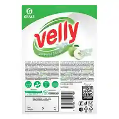 Средство для мытья посуды Grass "Velly" light, зеленое яблоко, 5 л