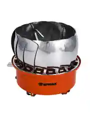Плитка газовая к баллону с цанговым захватом портативная с лепестками малая