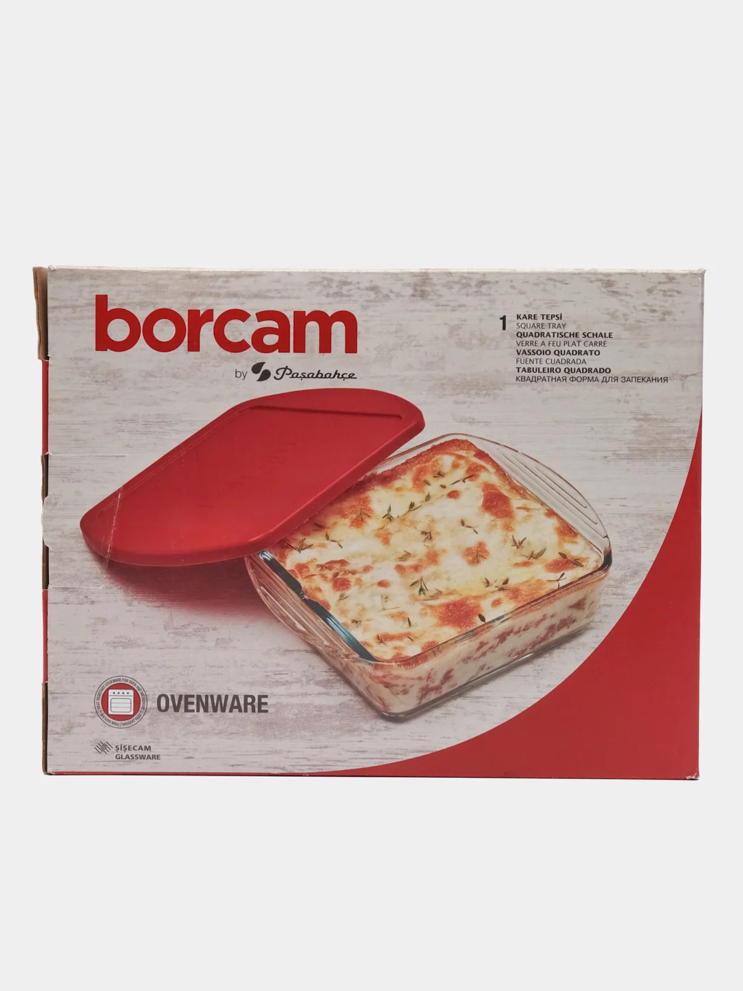 Borcam MIDI жаропр.форма квадратная, 1040 мл 59854 SB