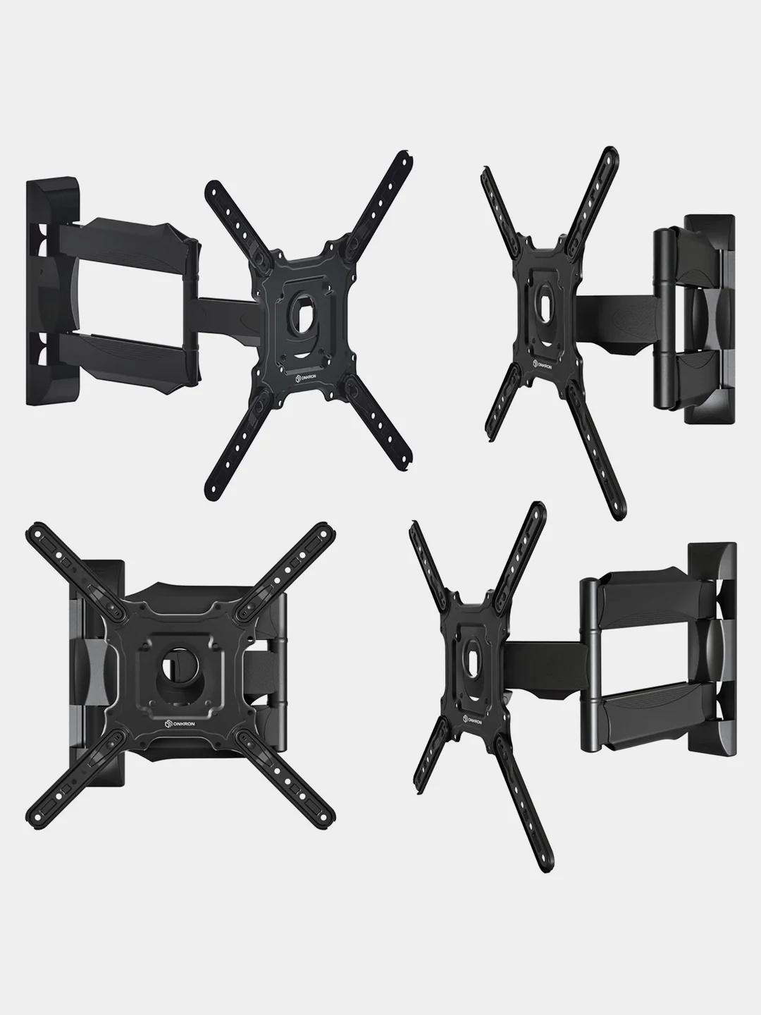 Черный кронштейн для телевизора 32"-65" ONKRON M4, наклонно-поворотный, до 35 кг