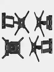 Черный кронштейн для телевизора 32"-65" ONKRON M4, наклонно-поворотный, до 35 кг