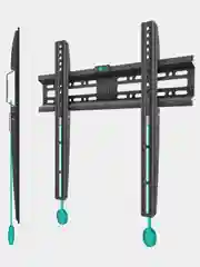 Черный кронштейн для телевизора 32"-65" ONKRON NN24, фиксированный, до 50 кг, черный