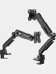 Черный кронштейн для монитора 13"-34" ONKRON G90 настольный, до 10 кг, черный