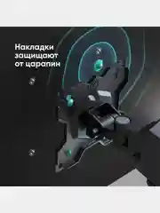 Черный кронштейн для монитора 13"-32" Onkron G80 настольный, до 8 кг, газлифт