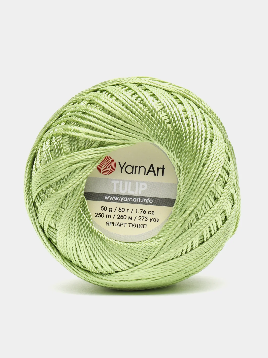 Зеленый пряжа YarnArt Tulip набор 6 штук