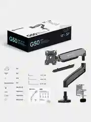 Кронштейн для монитора 13"-32" ONKRON G50 настольный, до 8 кг, чёрный