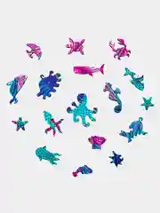 Деревянный фигурный пазл Active Puzzles "Волшебная рыбка", 26х35 см, 197 деталей