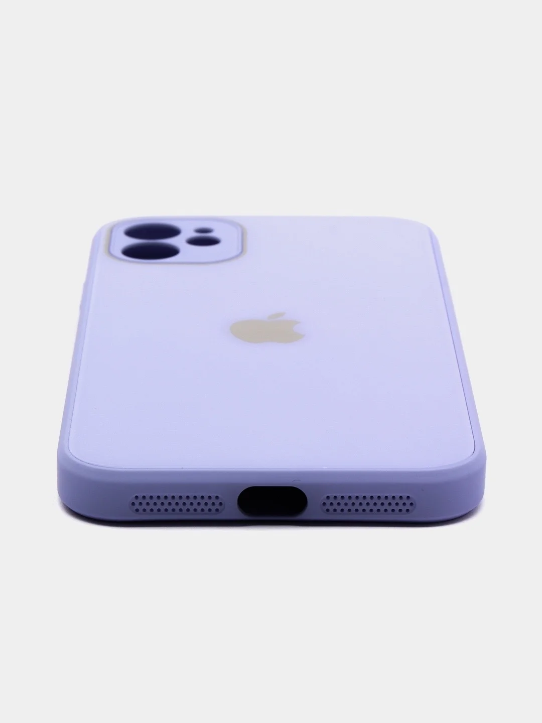 Лавандовый чехол iPhone, Айфон 6, 7, 8, SE, XS, 12, 13, 14 Про Макс, Плюс, Pro Max, Plus стеклянный