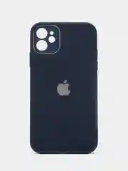 Темно-синий чехол iPhone, Айфон 6, 7, 8, SE, XS, 12, 13, 14 Про Макс, Плюс, Pro Max, Plus стеклянный