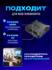 Цифровая смарт-тв приставка для телевизора X96Q 2G/16Gb Android 10.0, Smart TV, 4K
