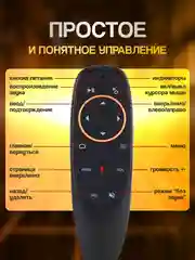 Универсальный пульт Air Mouse G10S, аэромышь с гироскопом и голосовым управлением