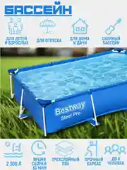 Каркасный бассейн Bestway Steel Pro 56403 259х170х61 см