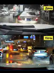 Автомобильный видеорегистратор - зеркало Fuii HD 1080, сенсорный, камера заднего вида