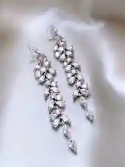 Серьги вечерние, сегьги подвески, длинные со стразами, нарядные